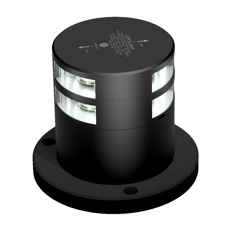 2nm 180° White, Double, black anodized